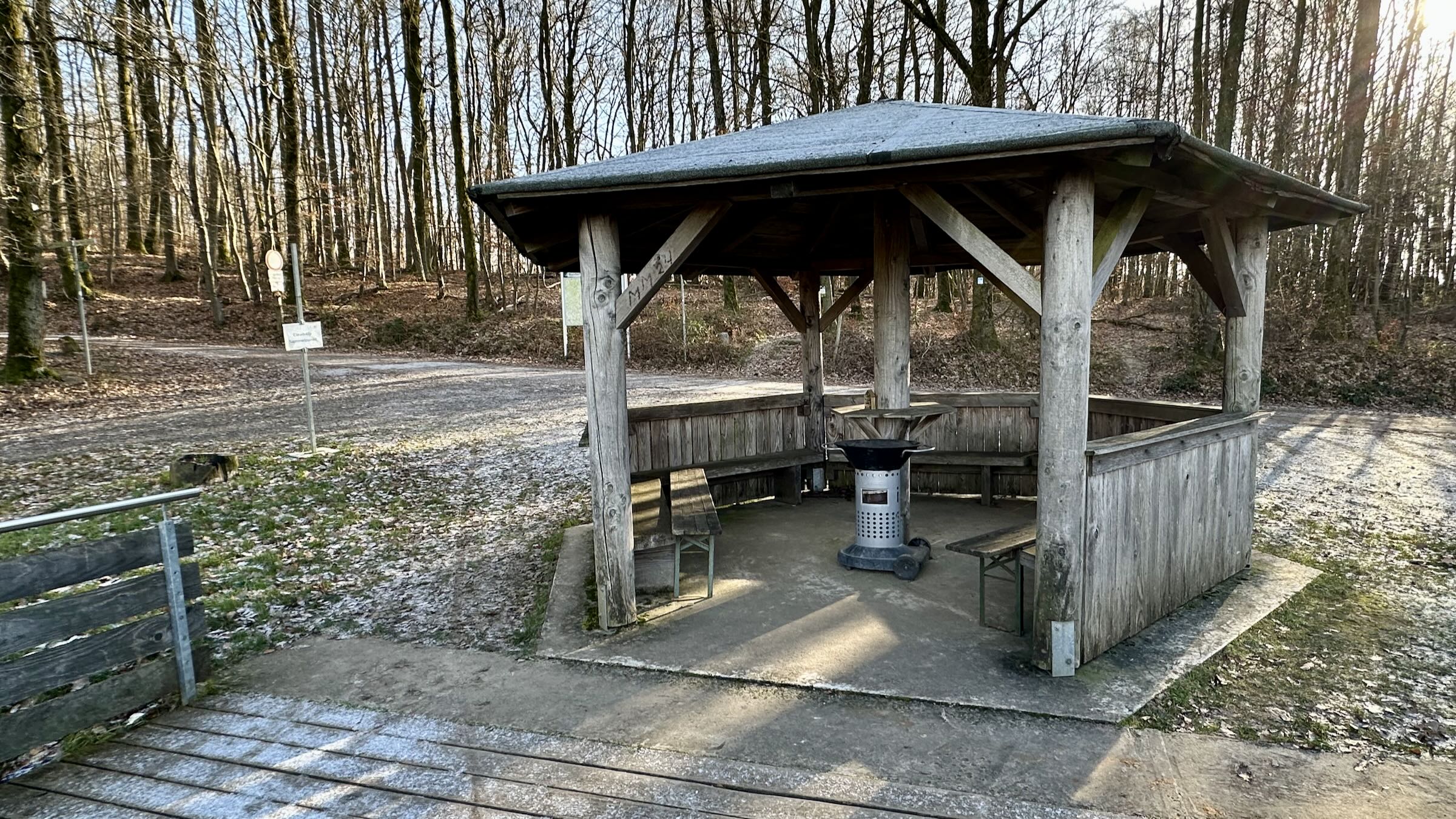 Schutzhütte bei Berschweiler im Saarland